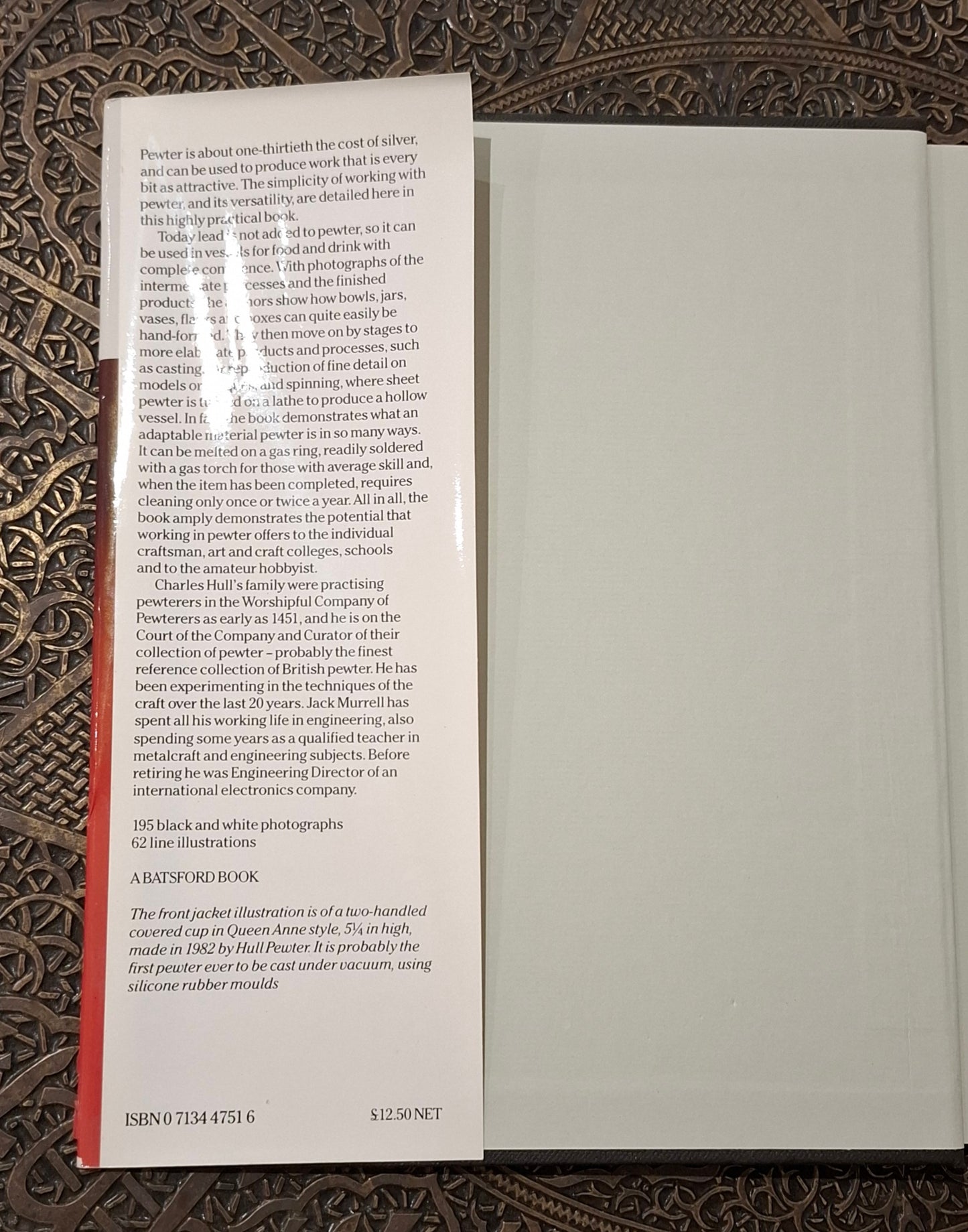 The Techniques of Pewtersmithing Charles Hull & Jack Murrell