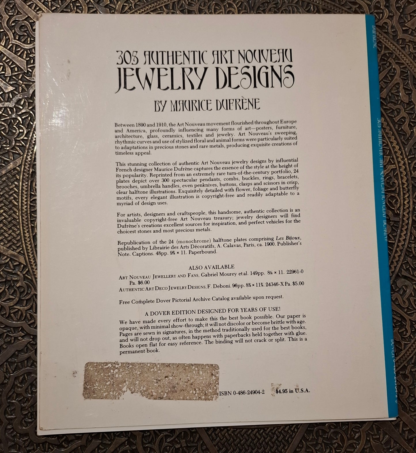 305 Authentic Art Nouveau Jewelry Designs - Maurice Dufrêne