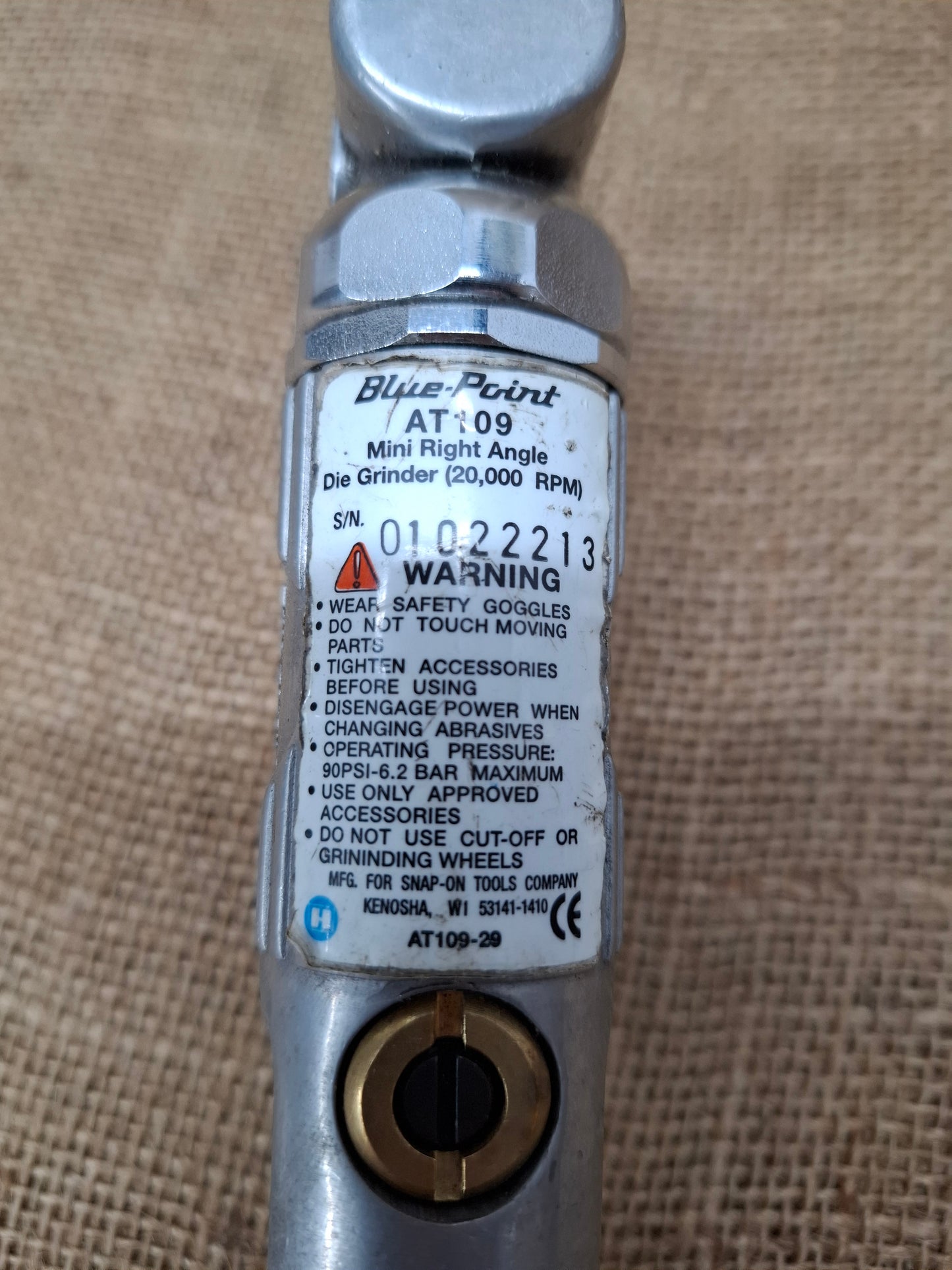 Blue-Point AT 109 Mini Right Angle Die Grinder