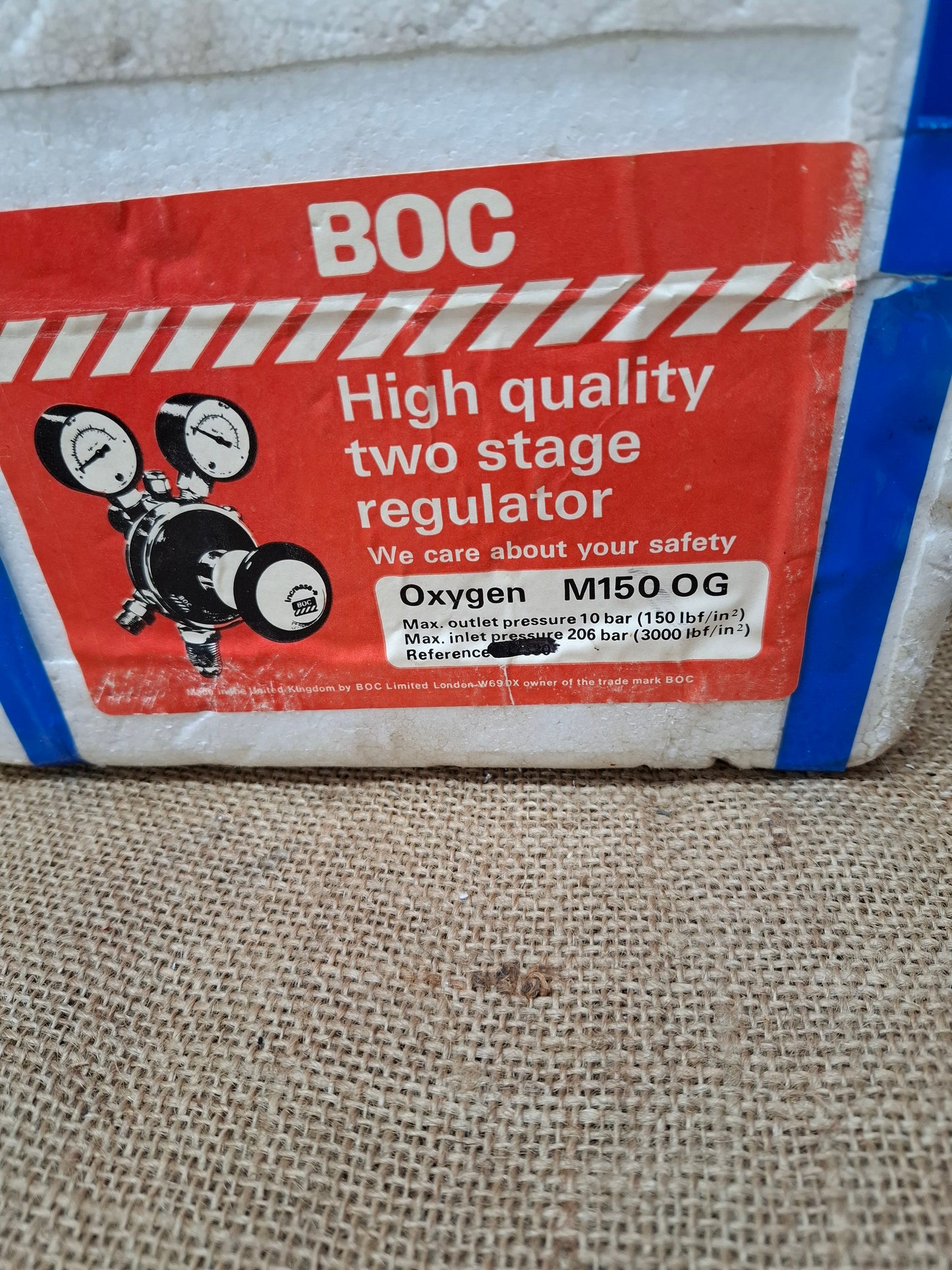 Oxygen Regulator BOC M150 OG