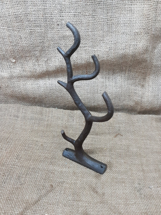 Cast Iron antler hook