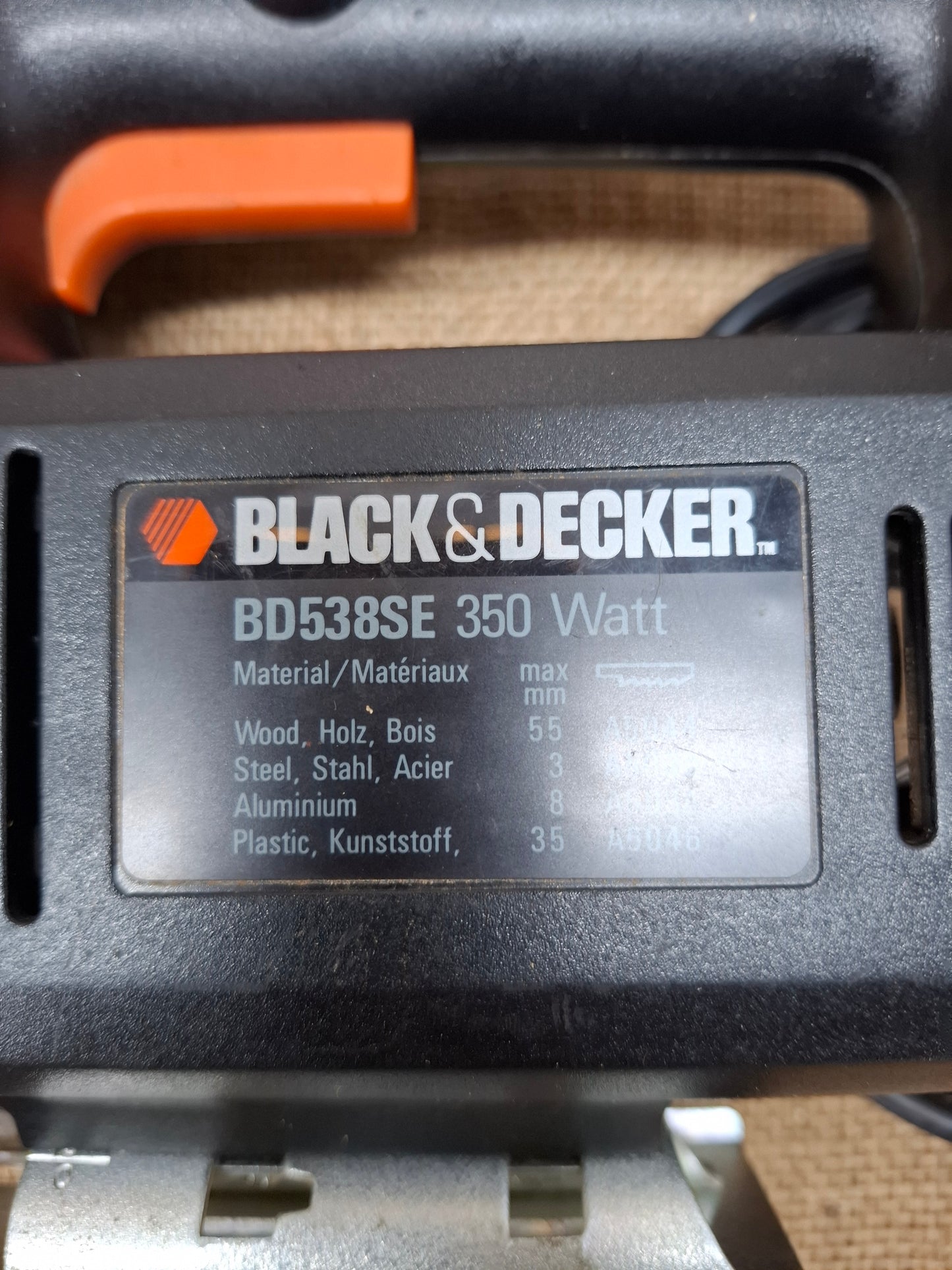 Black & Decker BD538SE Auto Scrolling Jigsaw