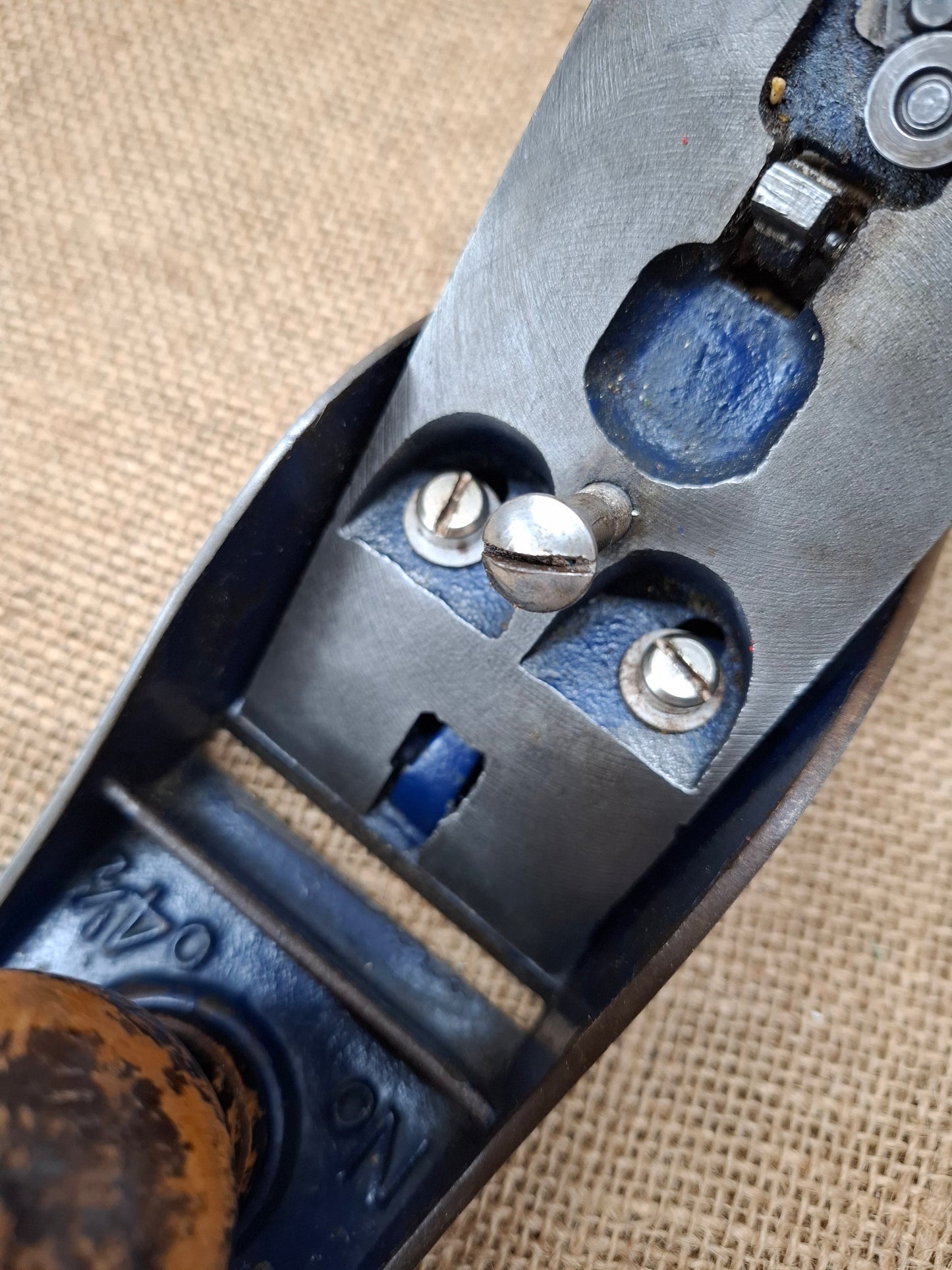 Record 4 1/2 Smoothing Plane SS War Finish