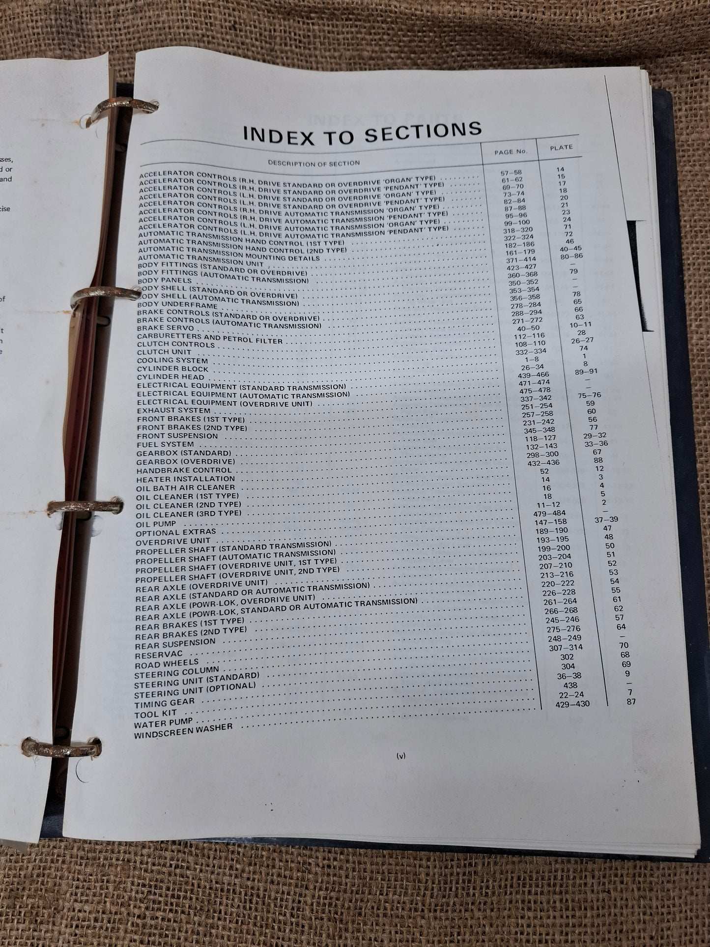 Parts Catalogue Jaguar 2.4 litre Mark 2