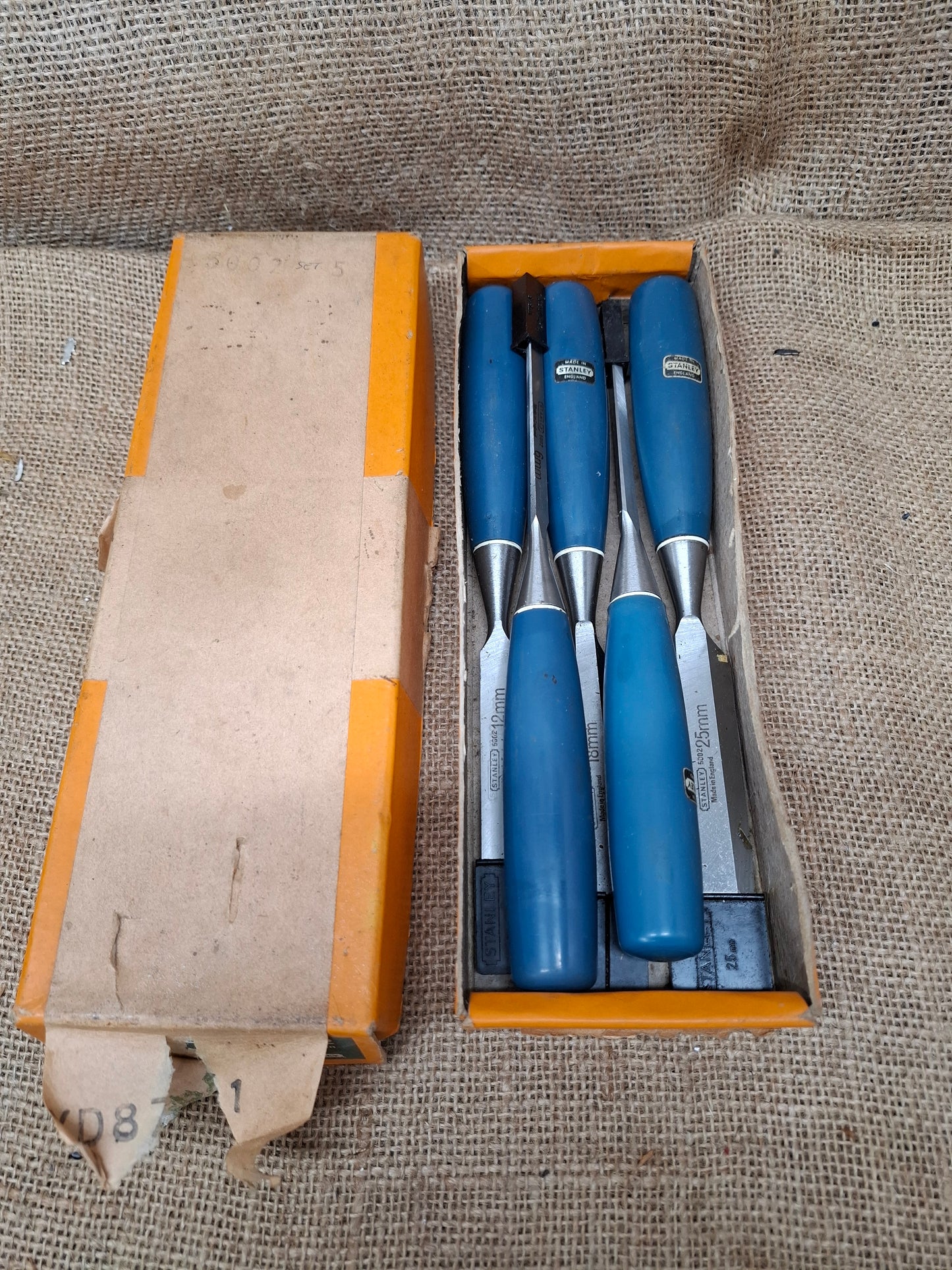 Set of Stanley Chisels no. 5002