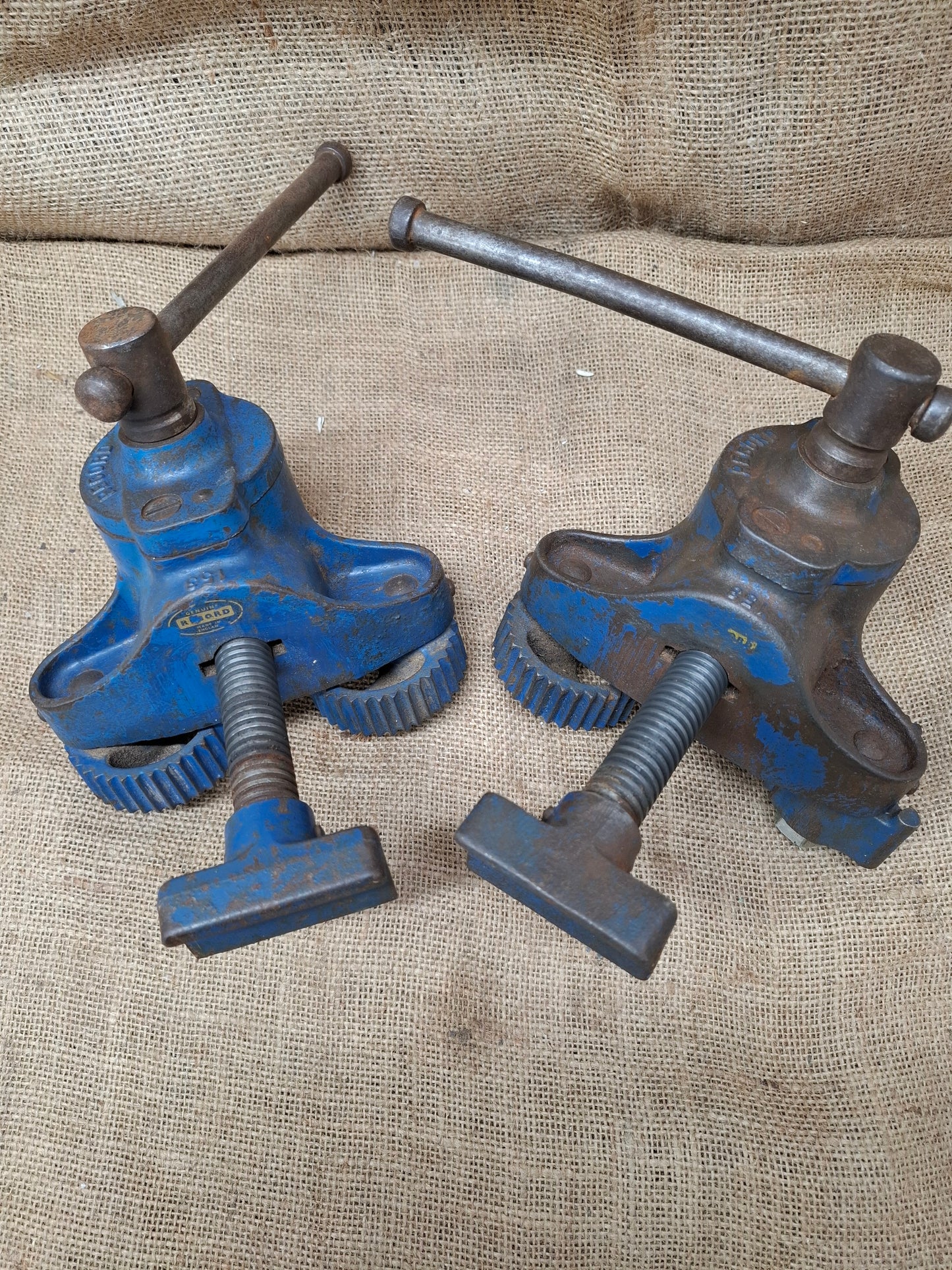 Pair of Record 153 Floor Board Clamps