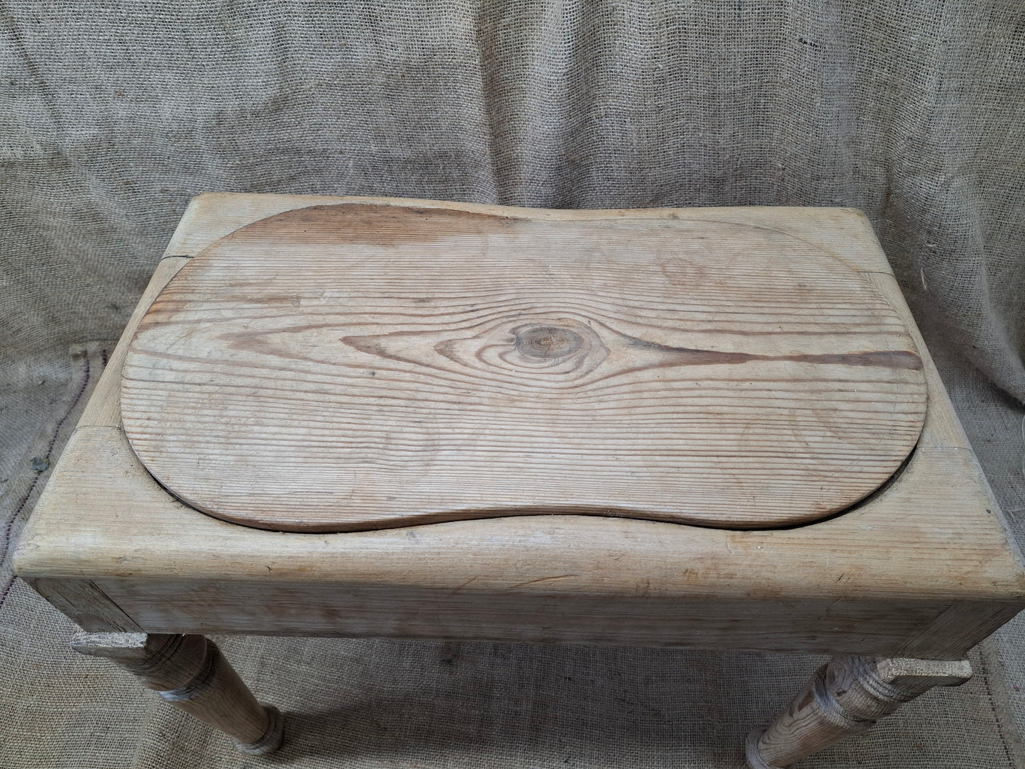Antique Pine Baby's Bath Stand