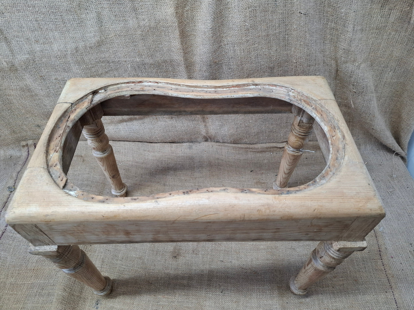 Antique Pine Baby's Bath Stand