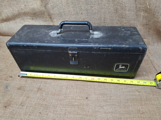 John Deere Metal Tractor Tool box