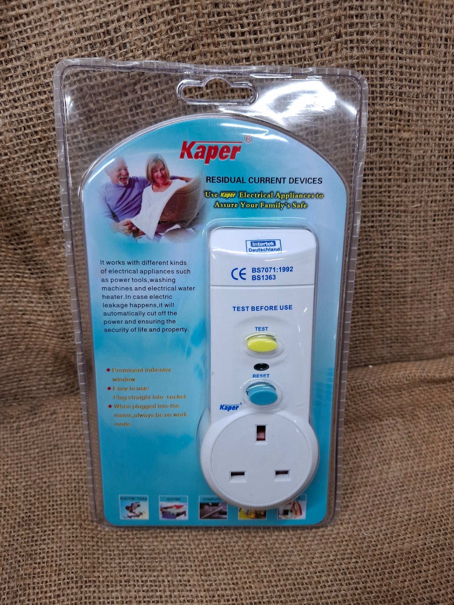 RCD Surge Protector UK Plug