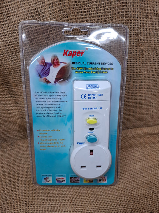 RCD Surge Protector UK Plug