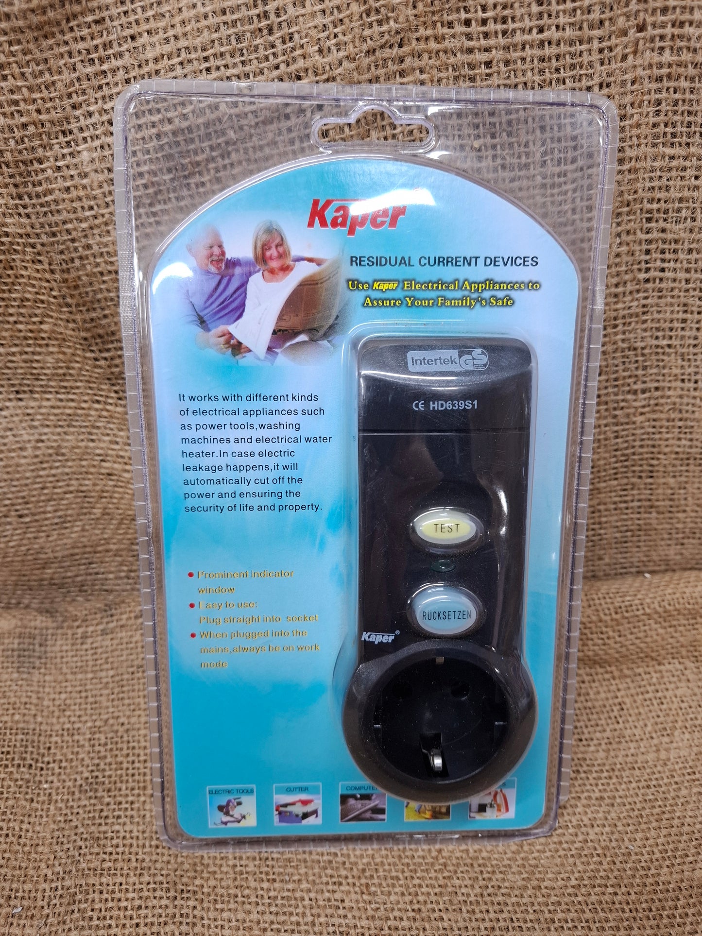 RCD Surge Protector European Plug