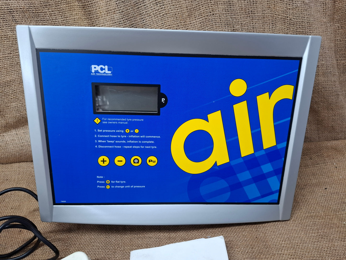 PCL Digital Tyre Inflator D10SS20T