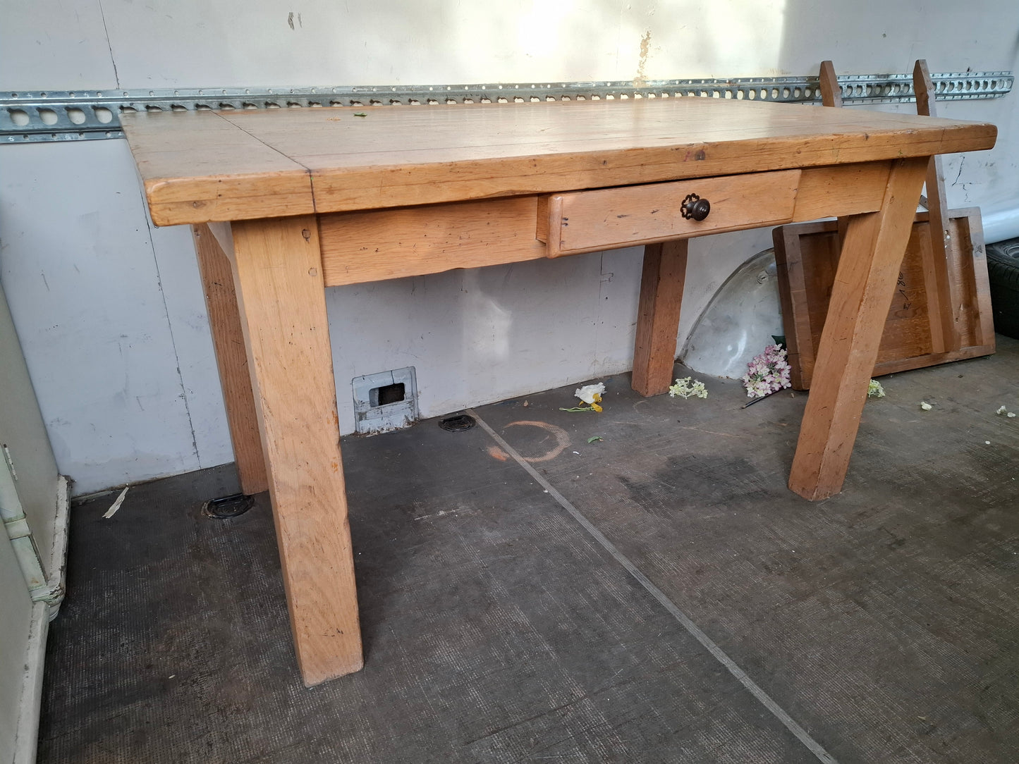 Solid Oak Farmhouse Table