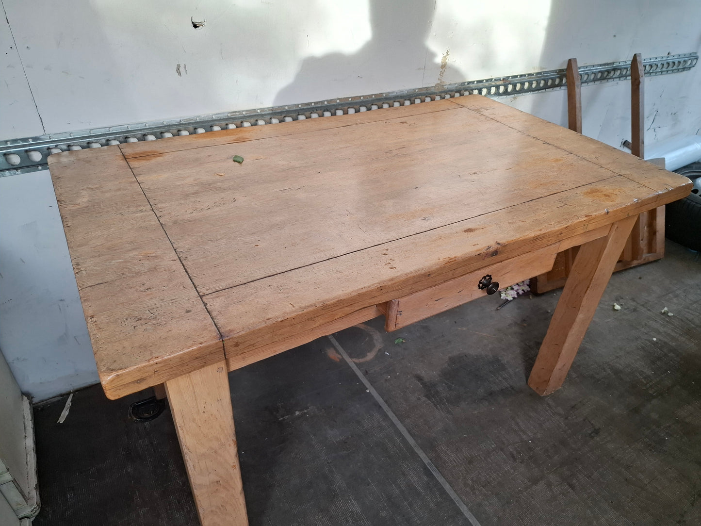 Solid Oak Farmhouse Table