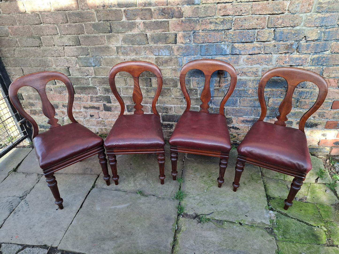 Victorian Balloon Back Dining Chairs