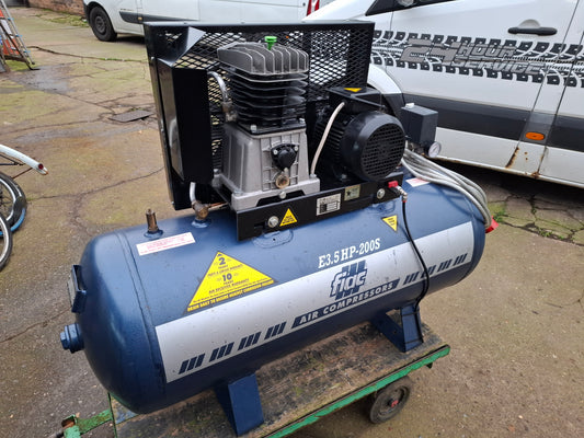 FIAC E2.5HP200S Air Compressor 3 Phase
