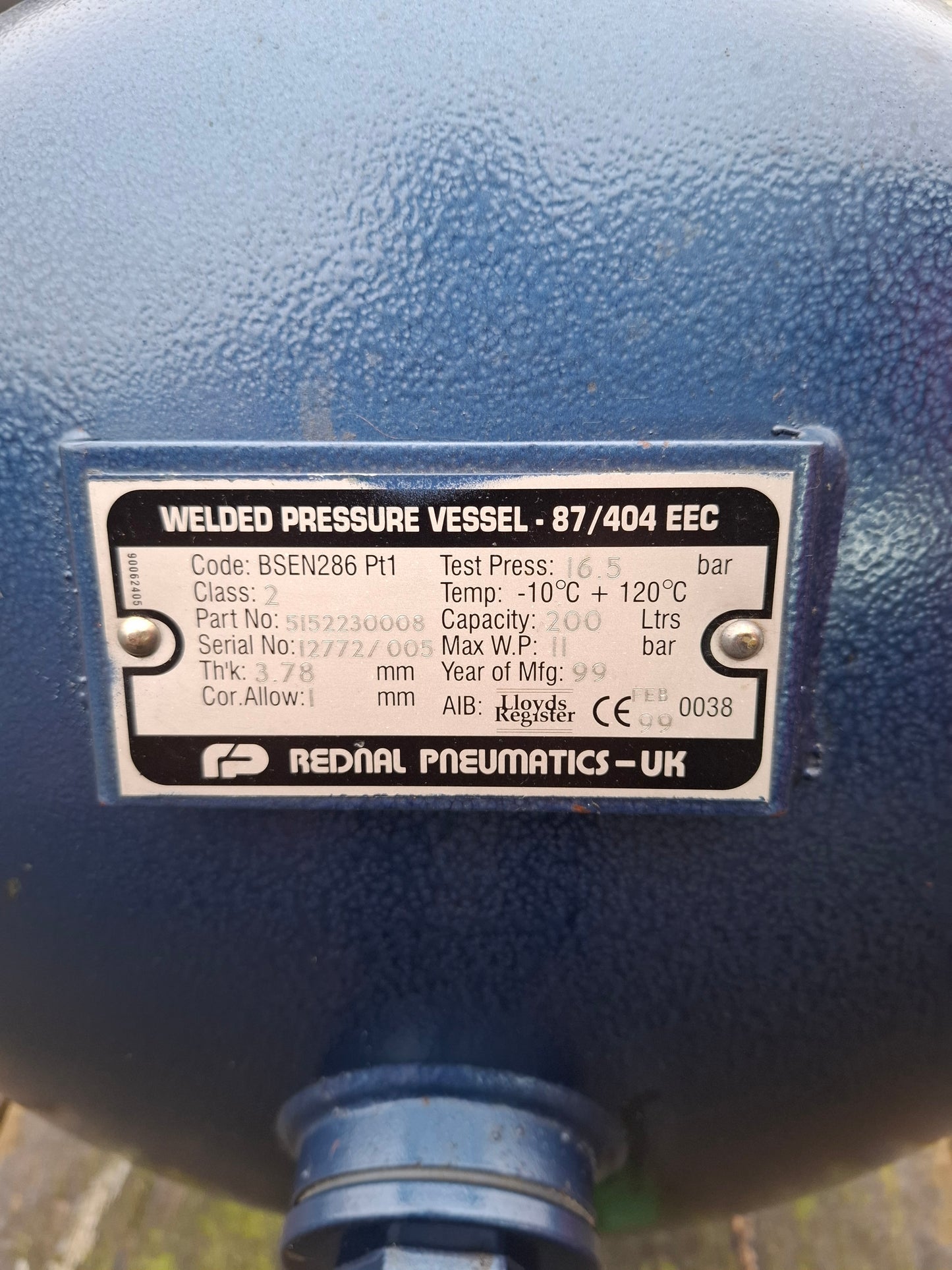 FIAC E2.5HP200S Air Compressor 3 Phase