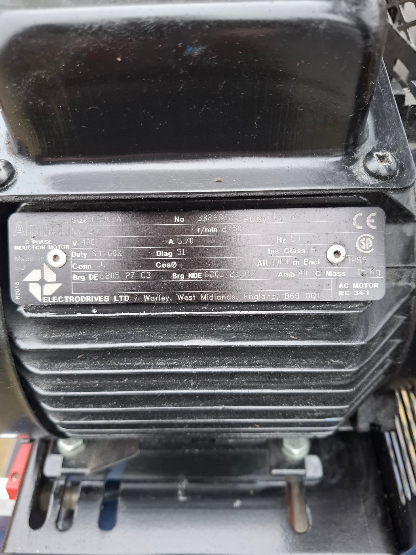 FIAC E2.5HP200S Air Compressor 3 Phase