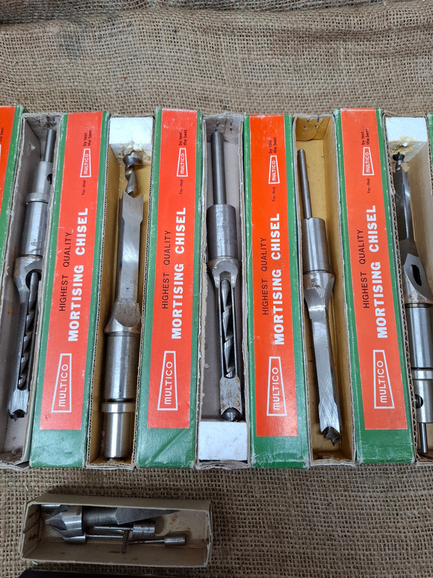 Set of Multico Mortising Chisels