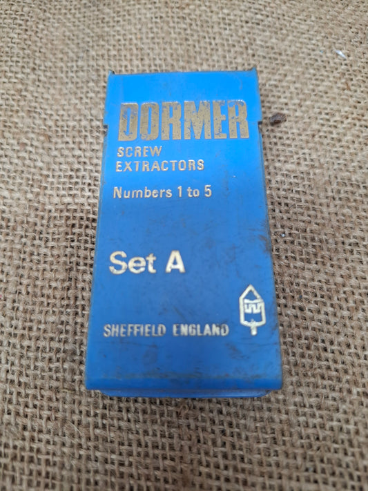 Dormer Screw Extractors Set A