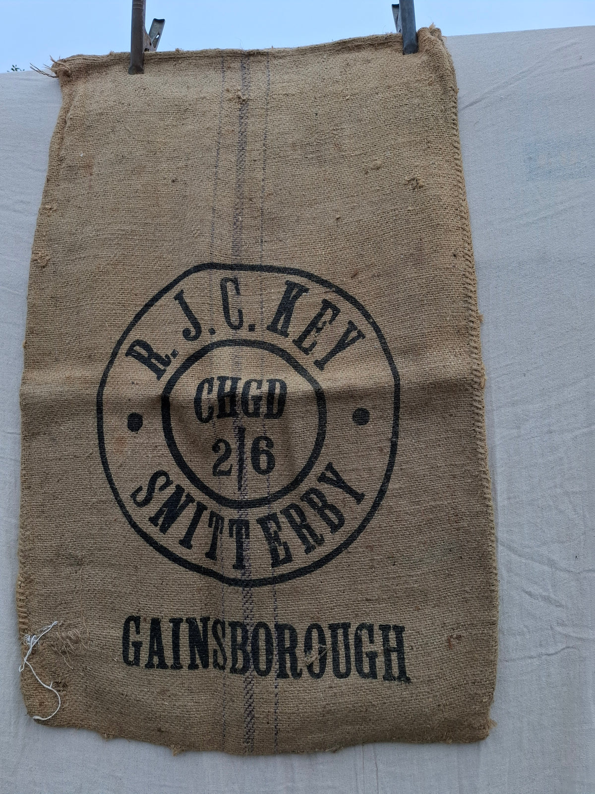 Hessian Grain Sack HJC Key