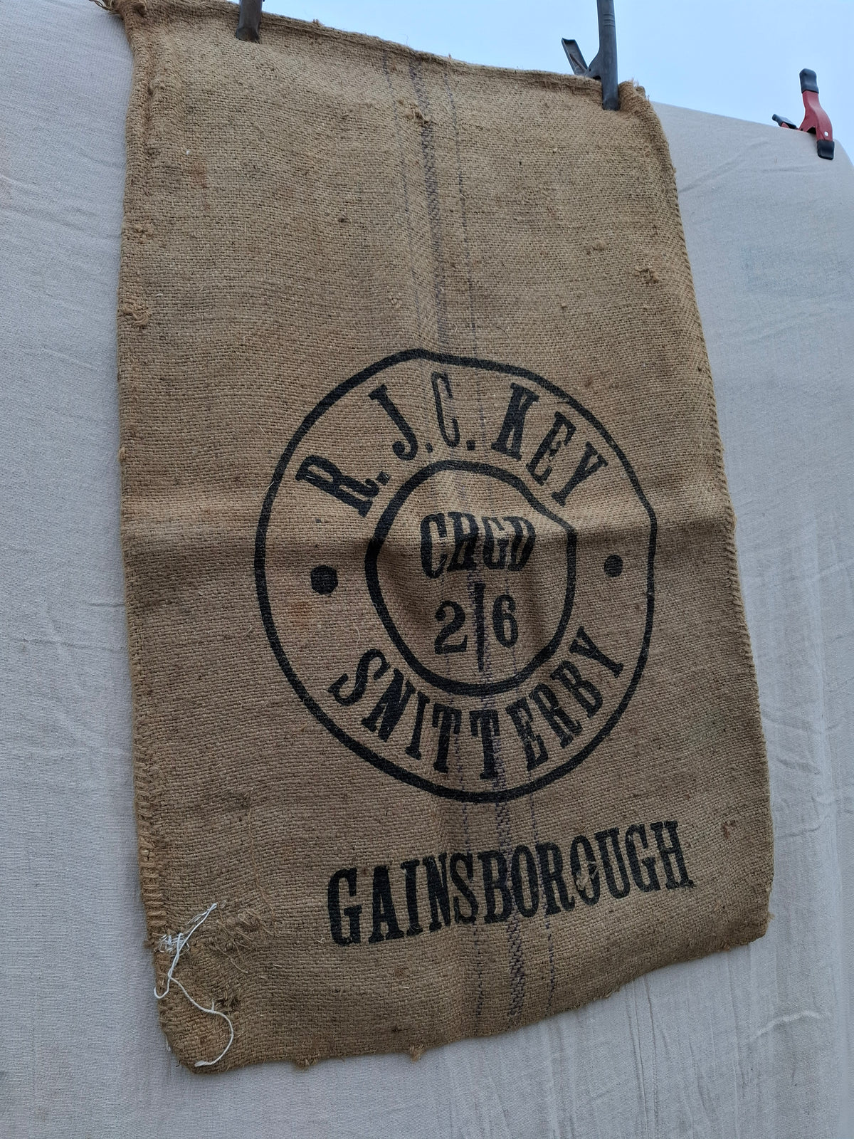 Hessian Grain Sack HJC Key