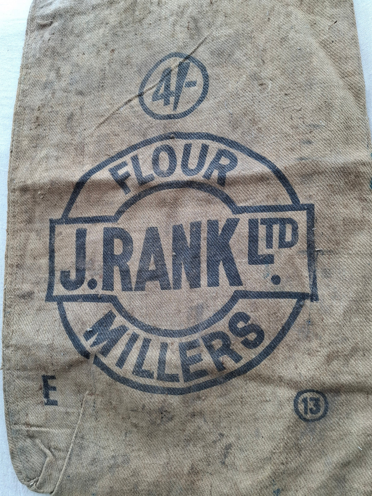 Hessian Sack Rank Flour Millers