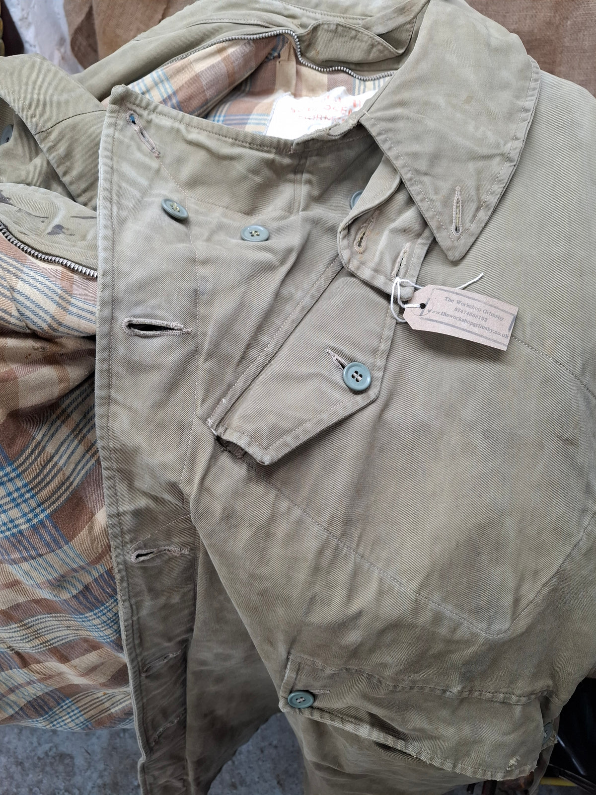 Belstaff Supersenia Stormcoat Motorbike Jacket 1940's