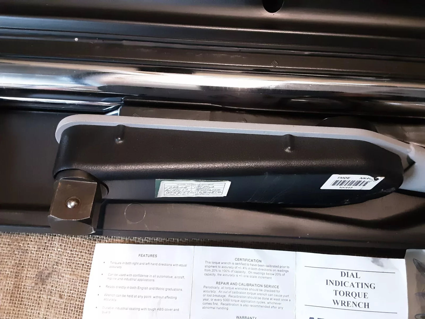 Armstrong Torque Wrench 64-502A 1" Drive 1000ft lbs